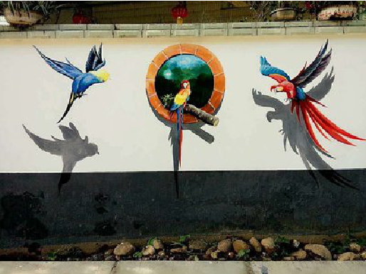 宣汉视觉错位-3D墙绘设计