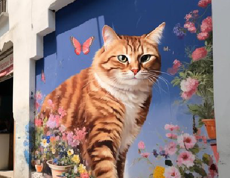 宣汉自己绘制有个性的手绘墙